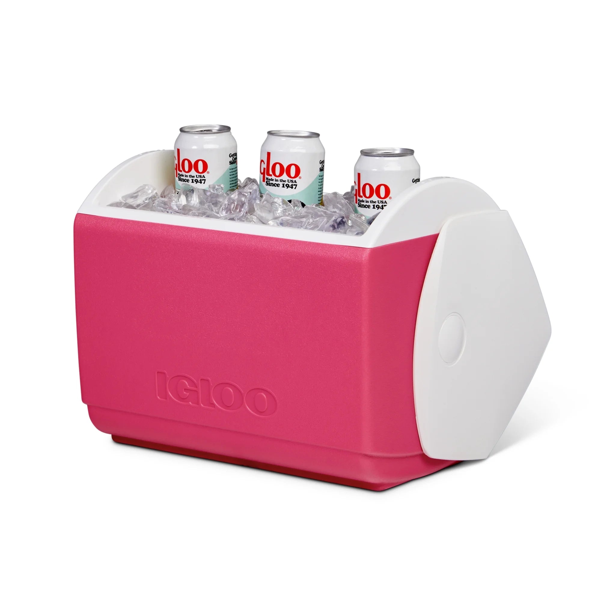 Igloo 16 qt. Hard Sided Ice Chest Cooler, Pink and White Igloo 16 qt. Hard Sided Ice Chest Cooler, Pink and White